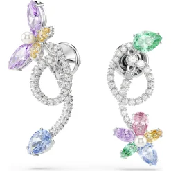 Ariana Grande x Swarovski drop earrings with ear jacket