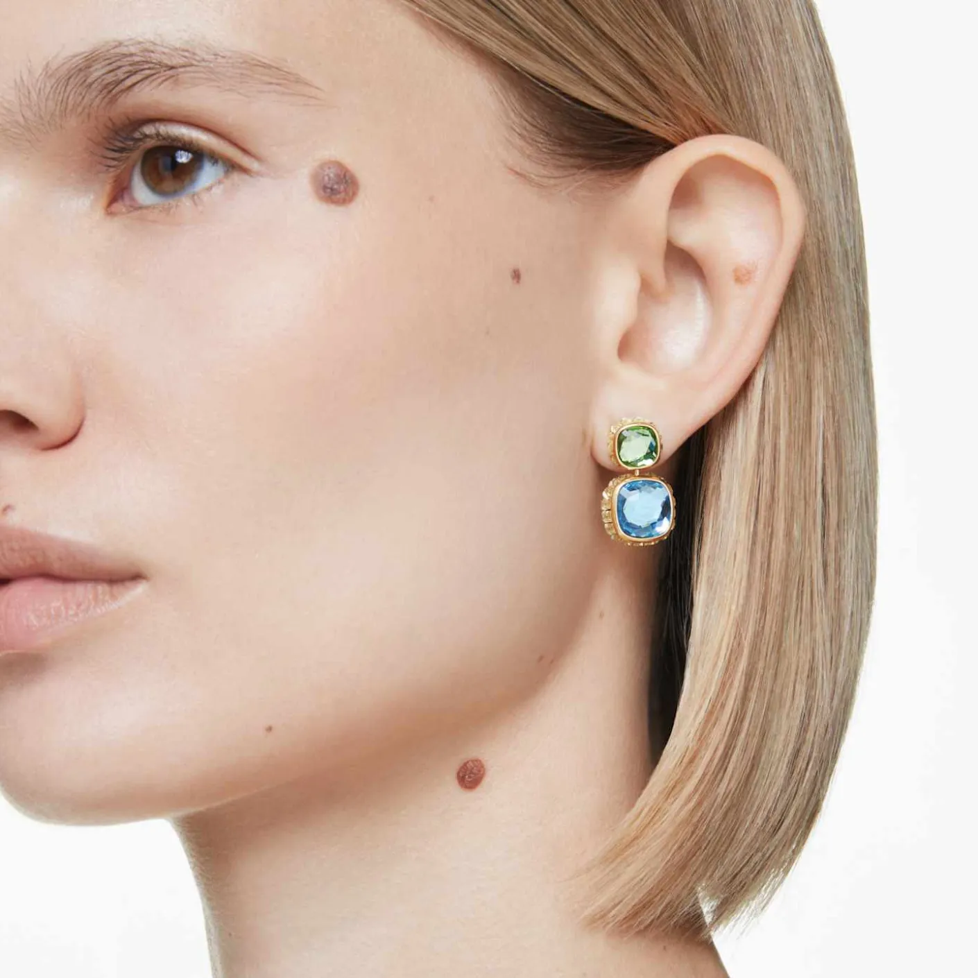 Chroma drop earrings