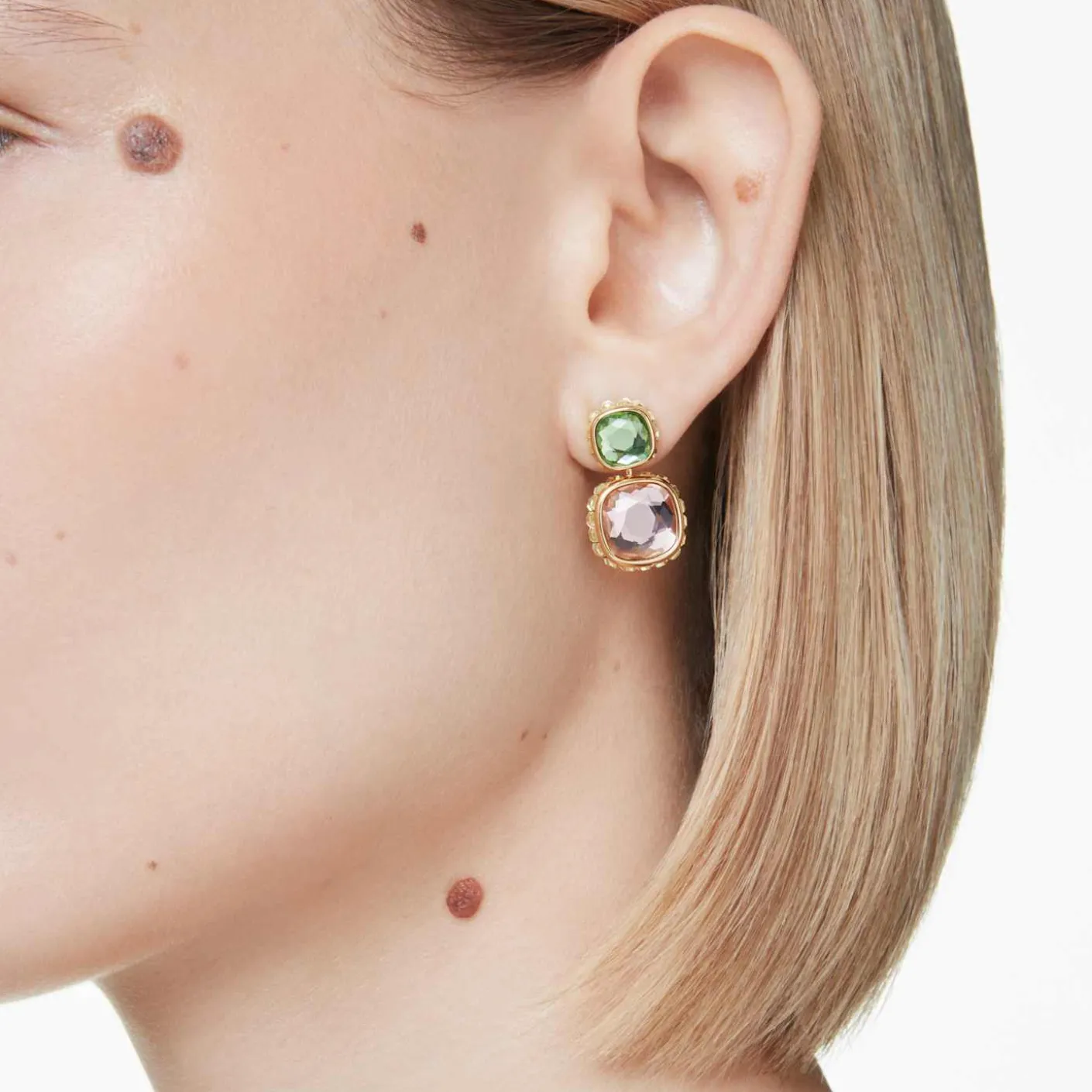 Chroma drop earrings