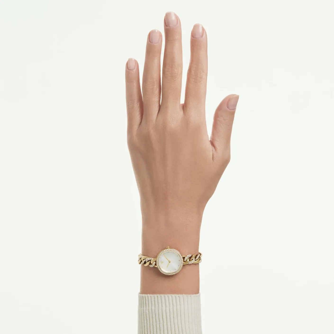 Cocktail round watch