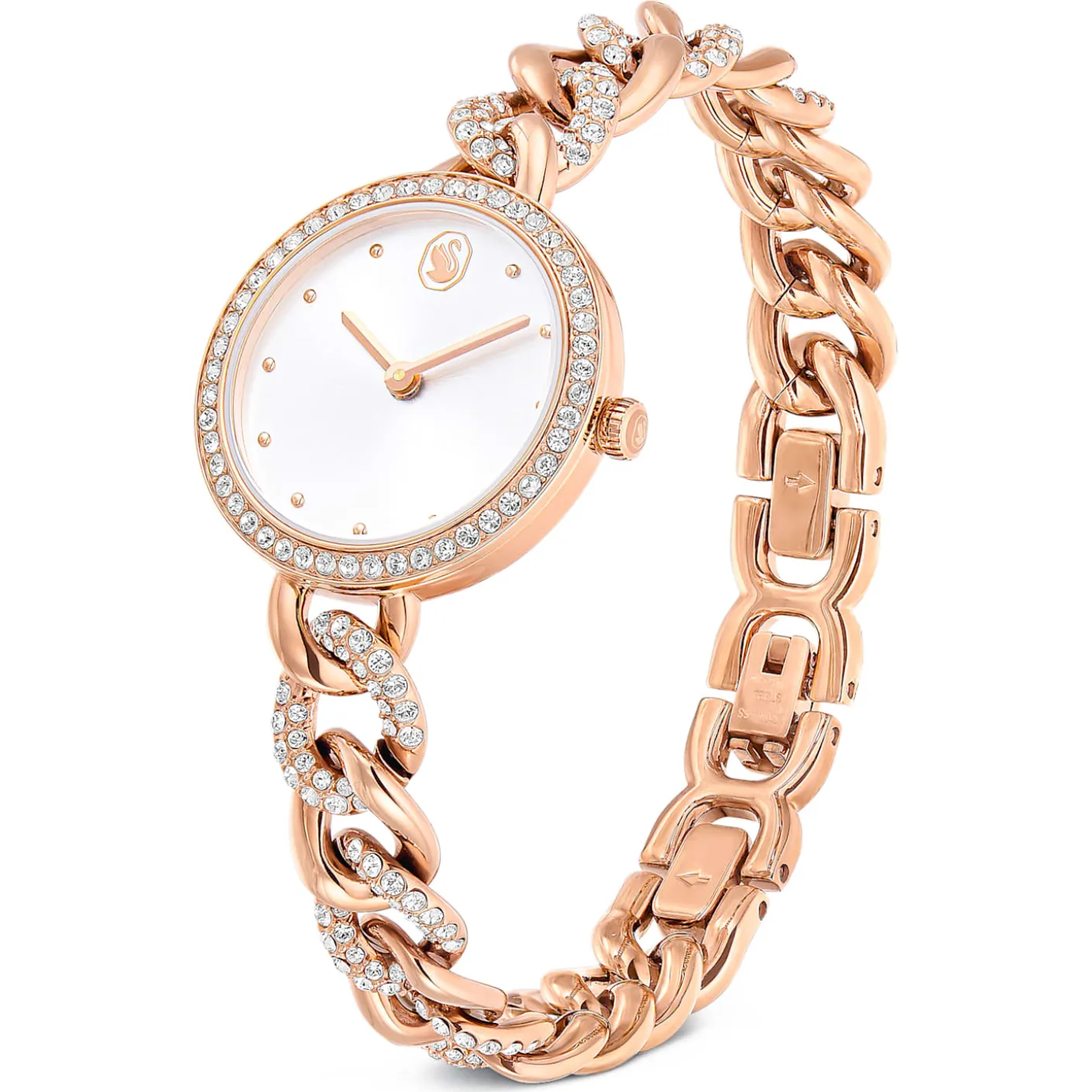 Cocktail round watch