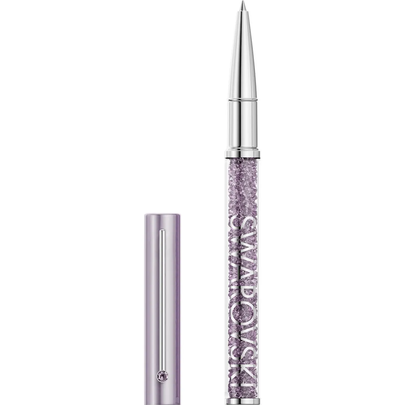 Crystalline ballpoint pen