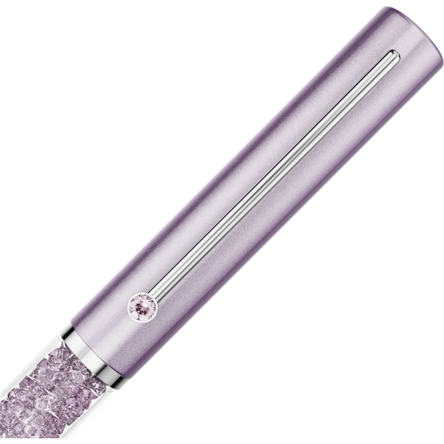 Crystalline ballpoint pen