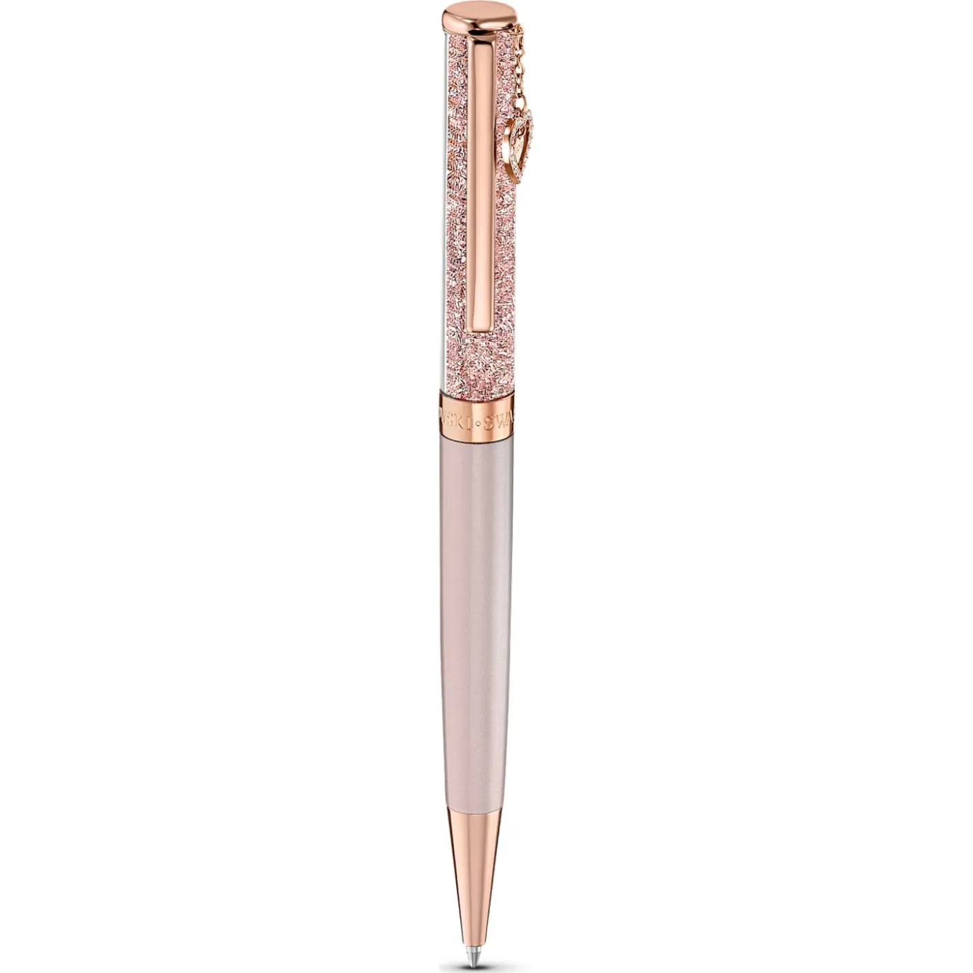 Crystalline ballpoint pen
