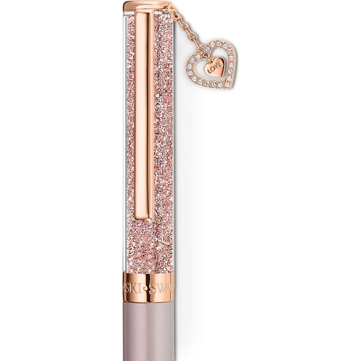 Crystalline ballpoint pen