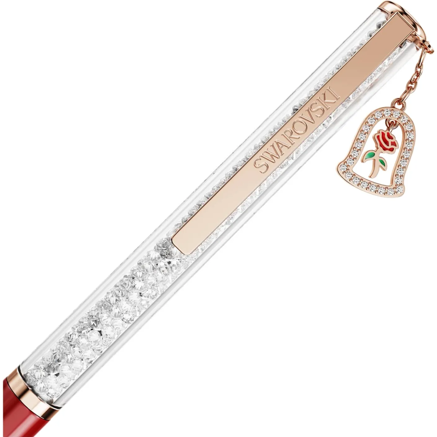 Crystalline ballpoint pen