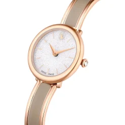 Crystalline bangle watch