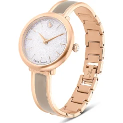 Crystalline bangle watch