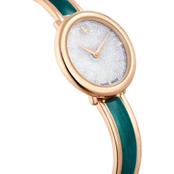 Crystalline bangle watch