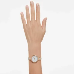 Crystalline bangle watch