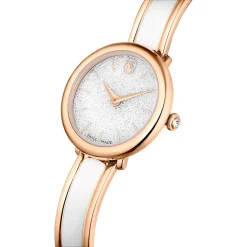 Crystalline bangle watch
