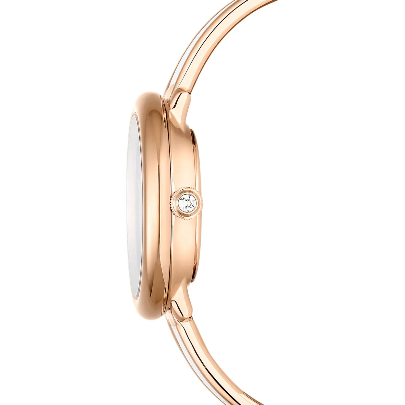 Crystalline bangle watch
