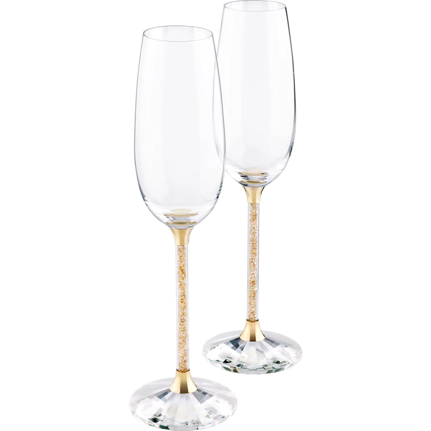 Crystalline Toasting Flutes