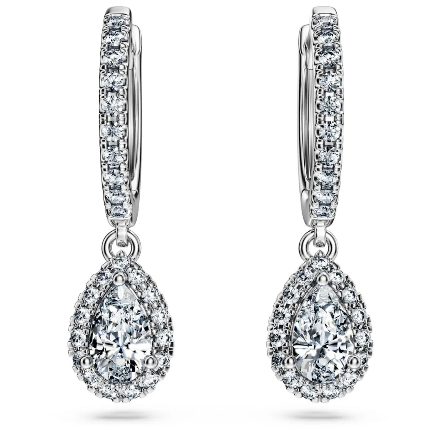 Eternity drop earrings