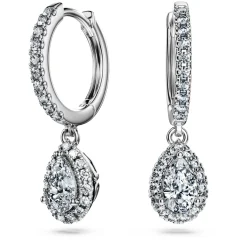 Eternity drop earrings