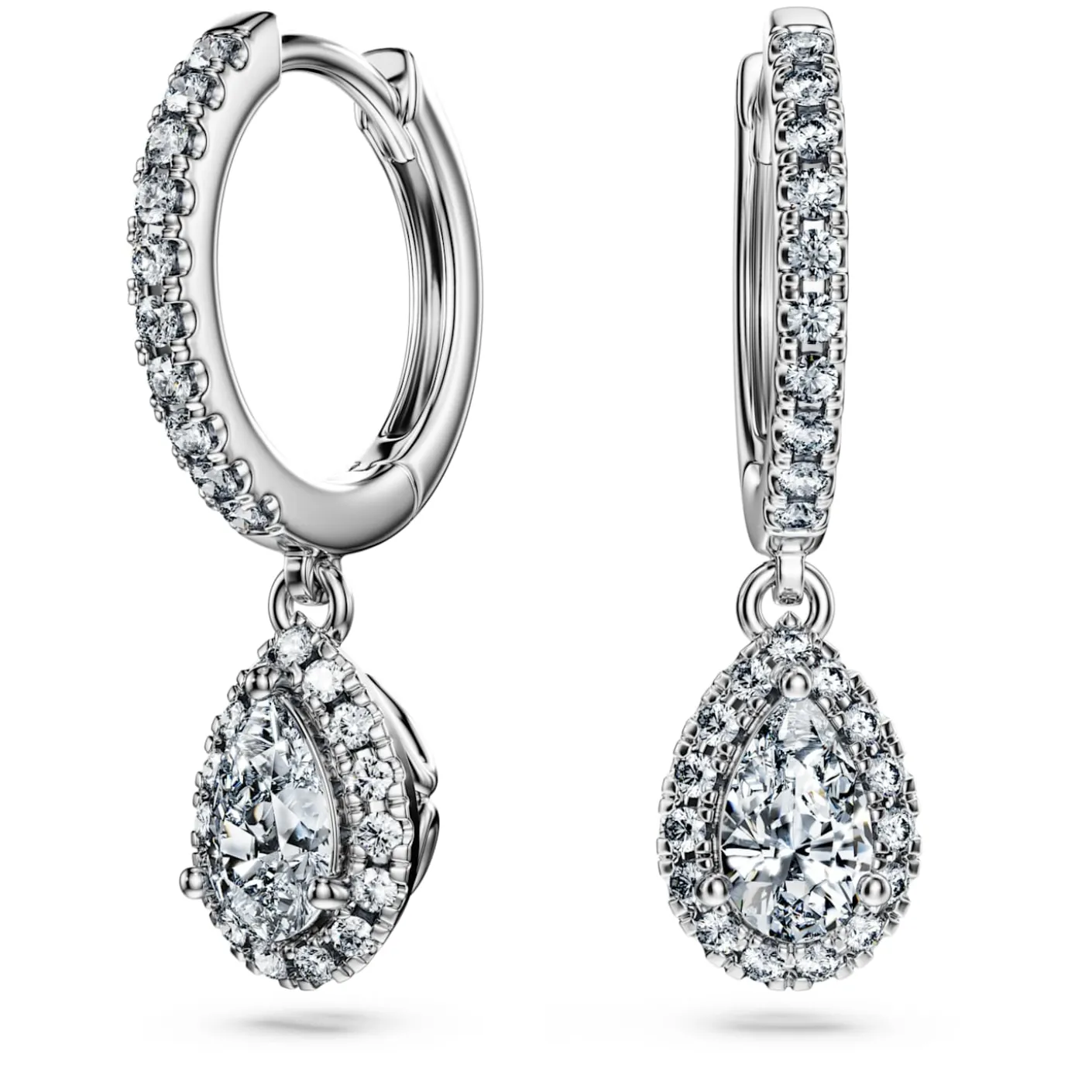 Eternity drop earrings