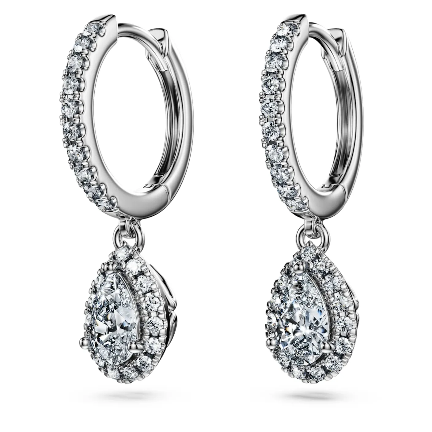 Eternity drop earrings