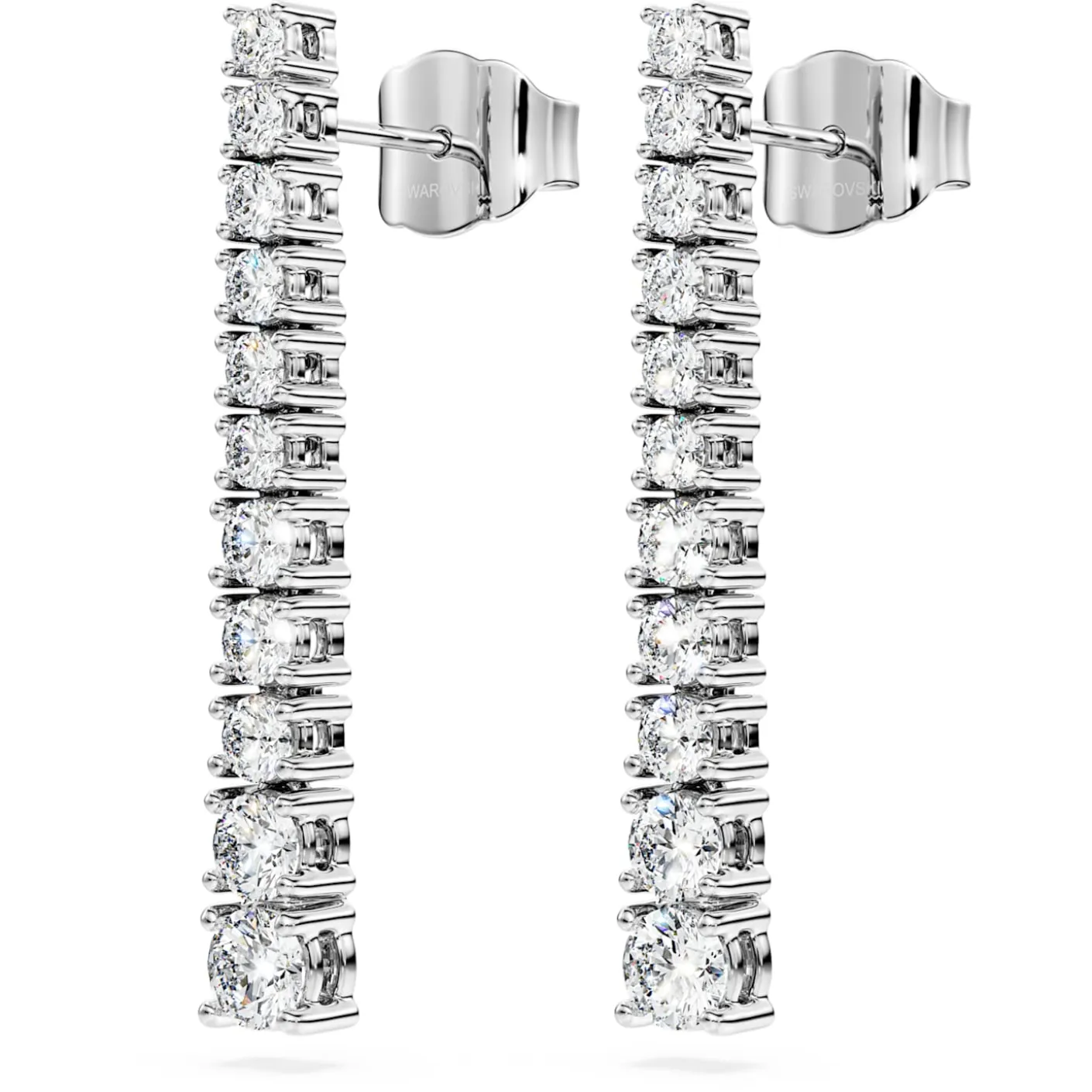 Eternity drop earrings