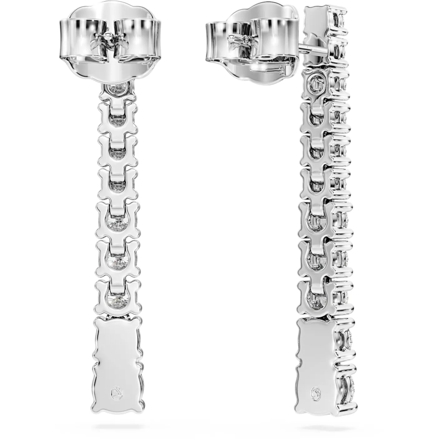 Eternity drop earrings