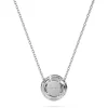 Eternity halo solitaire pendant