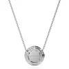 Eternity halo solitaire pendant
