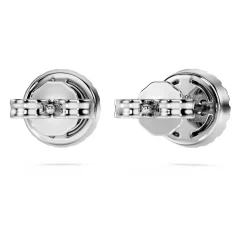 Eternity halo stud earrings