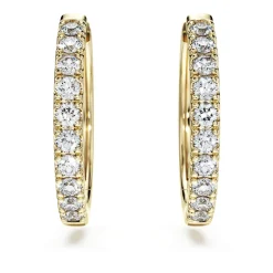 Eternity hoop earrings