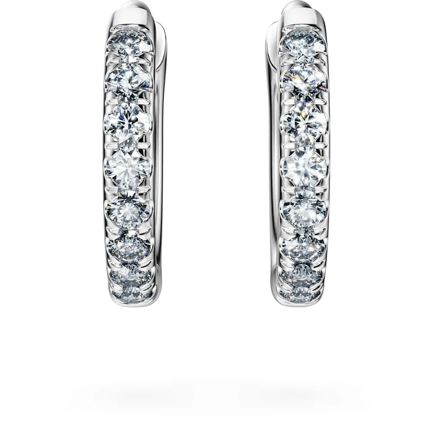Eternity hoop earrings