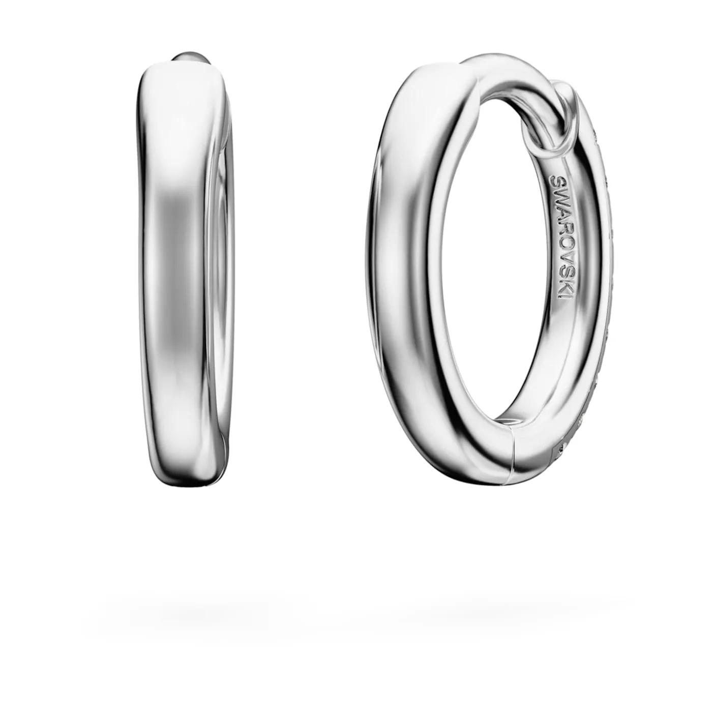 Eternity hoop earrings