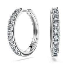 Eternity hoop earrings
