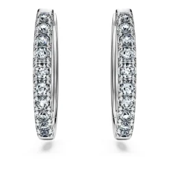 Eternity hoop earrings