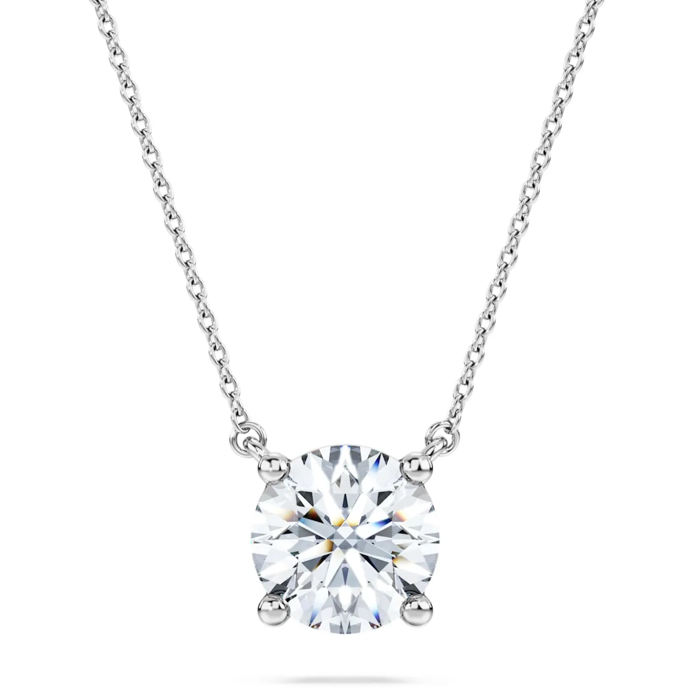 Eternity solitaire pendant