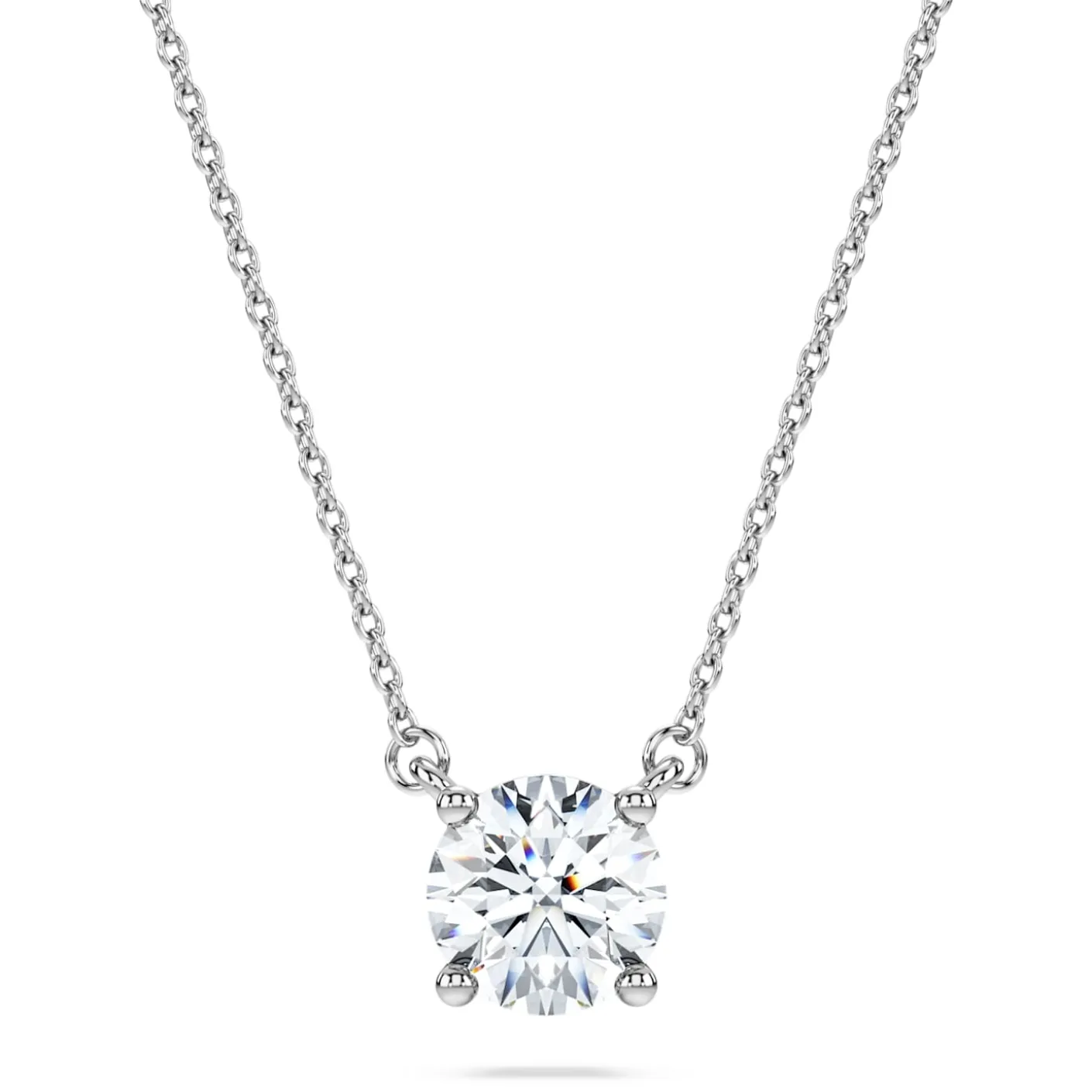 Eternity solitaire pendant