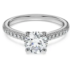 Eternity solitaire ring