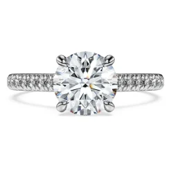 Eternity solitaire ring