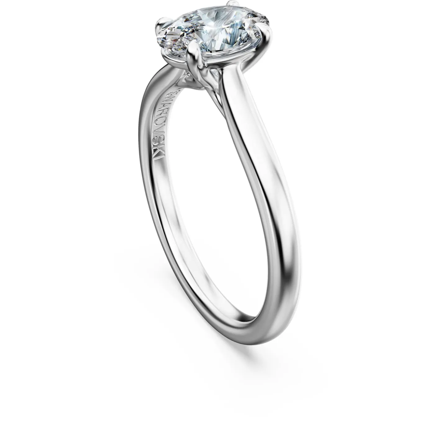 Eternity solitaire ring
