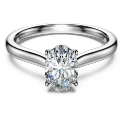 Eternity solitaire ring