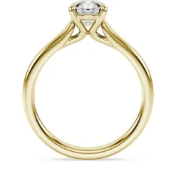 Eternity solitaire ring