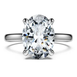 Eternity solitaire ring
