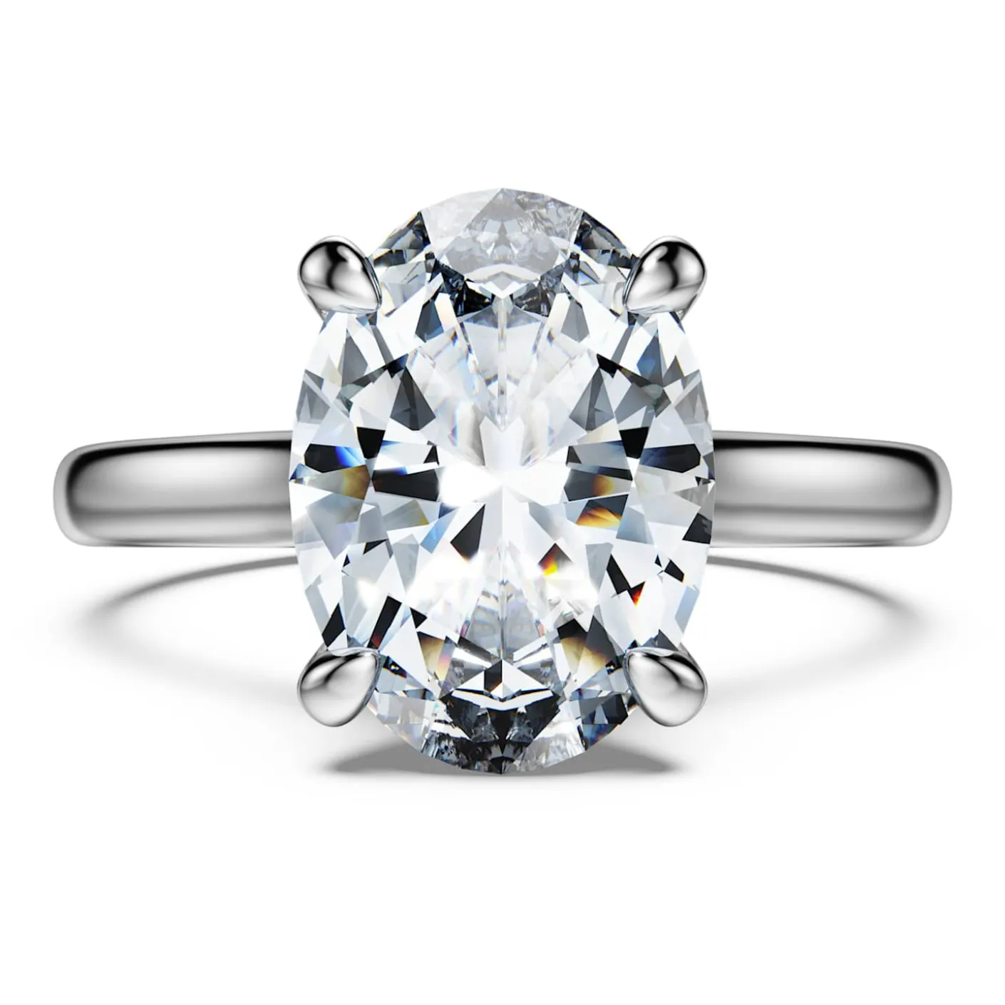 Eternity solitaire ring