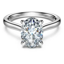 Eternity solitaire ring