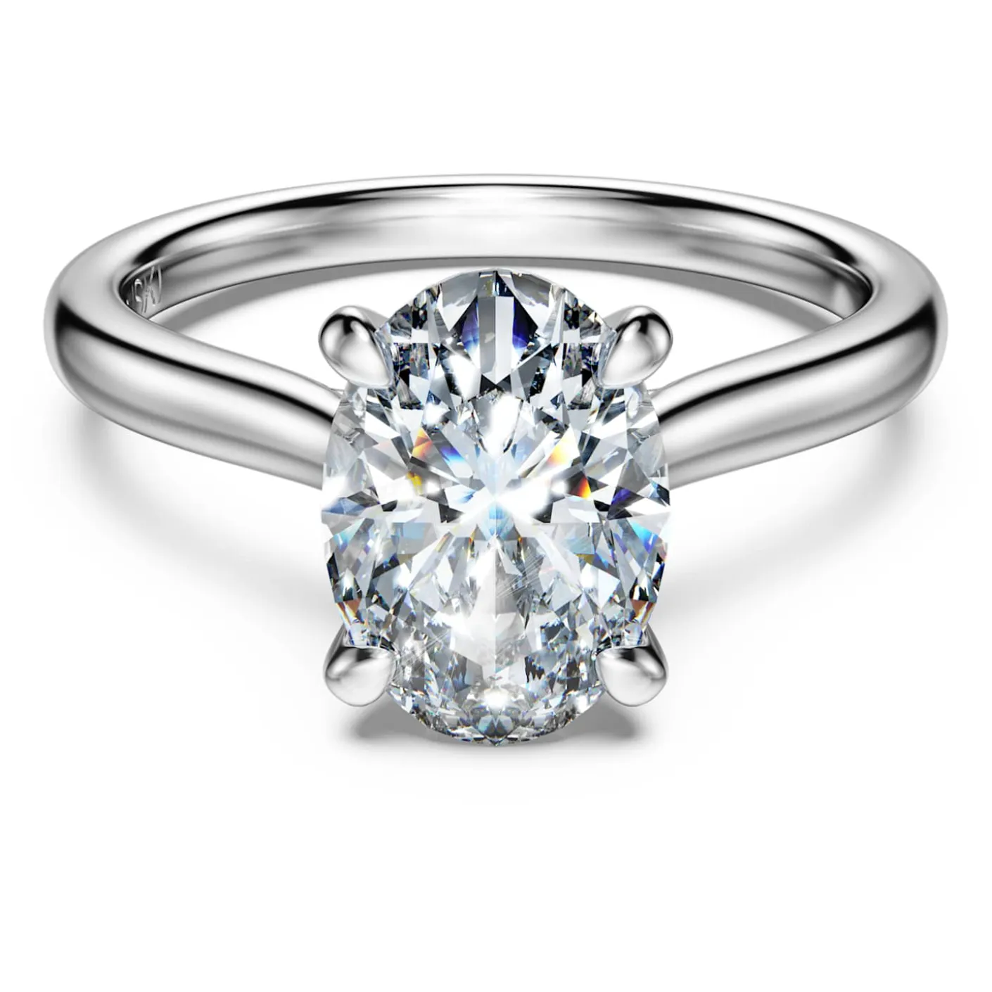Eternity solitaire ring