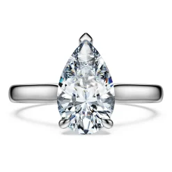Eternity solitaire ring