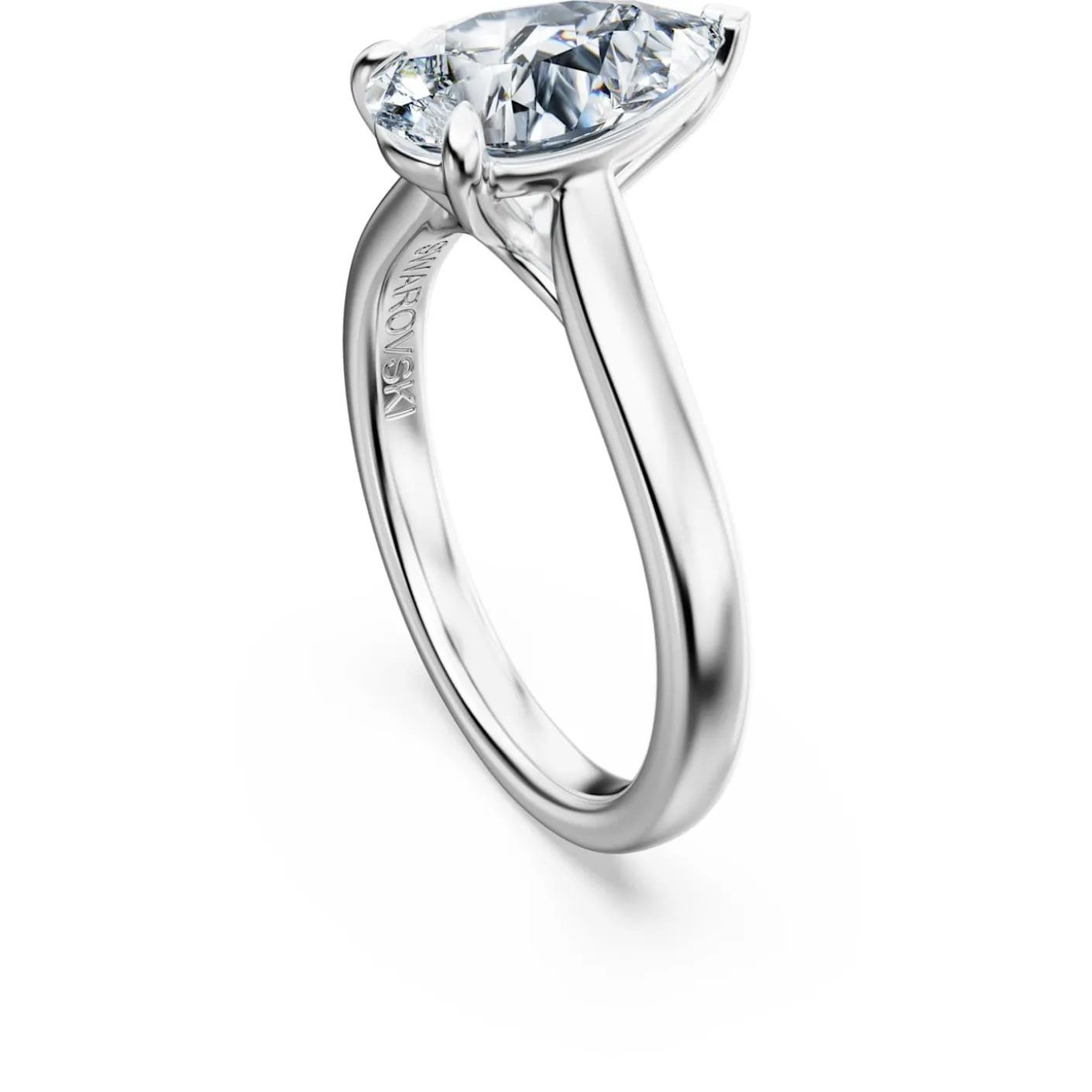 Eternity solitaire ring