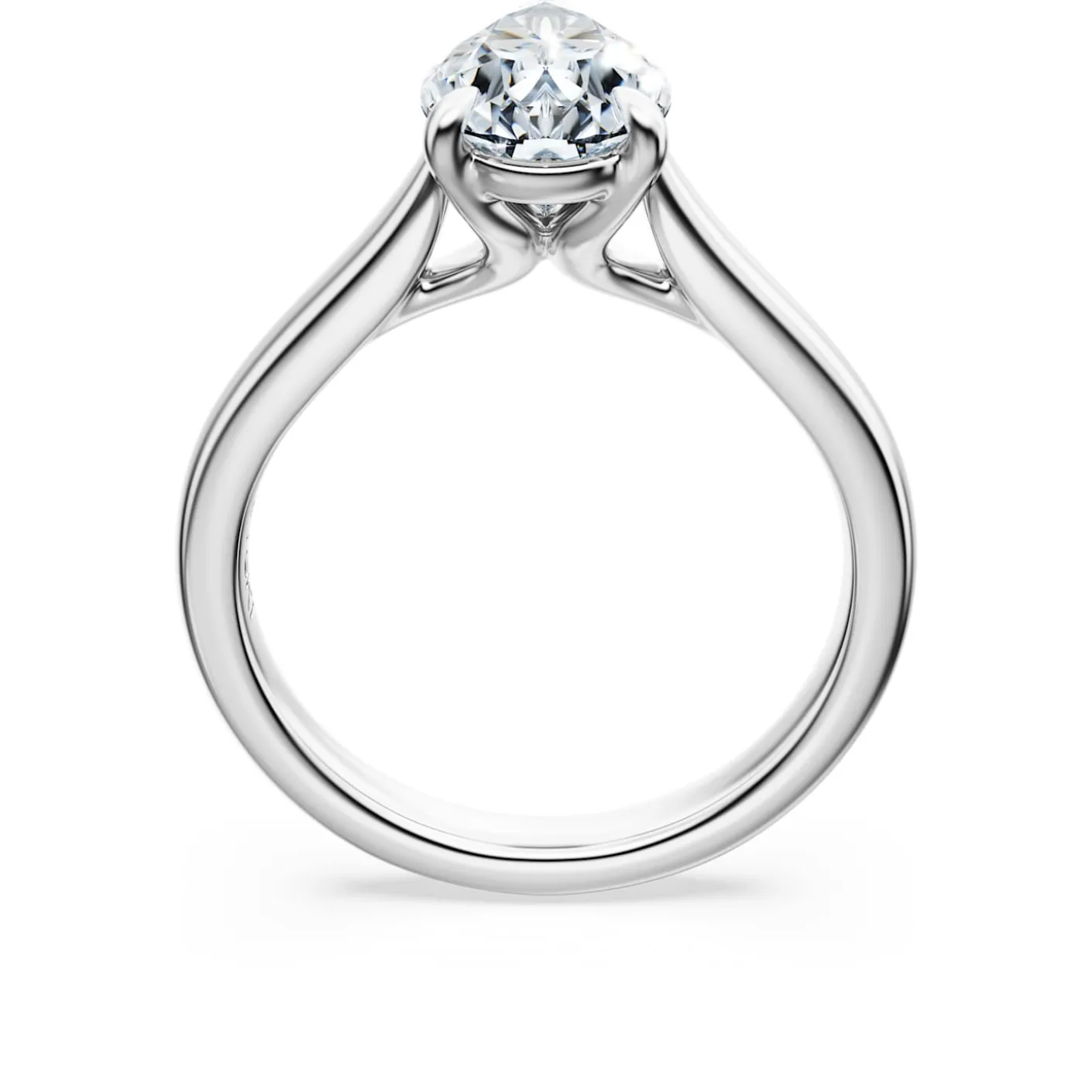 Eternity solitaire ring