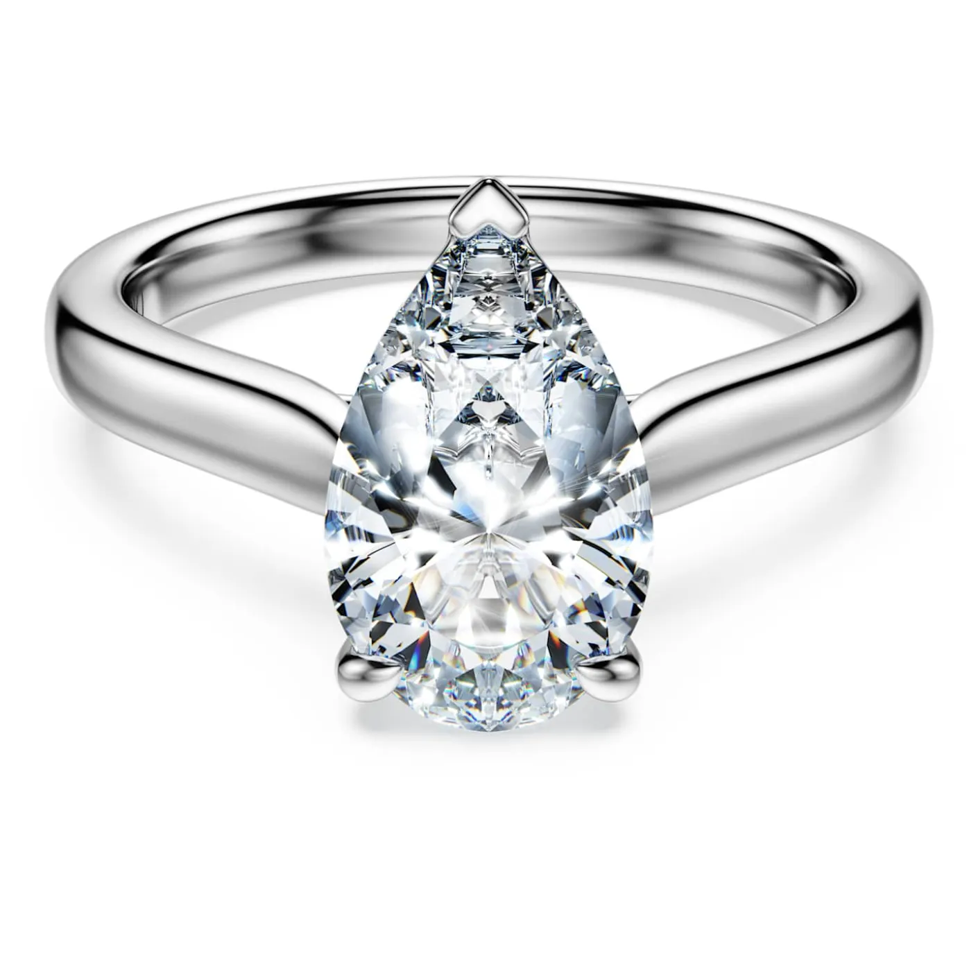 Eternity solitaire ring