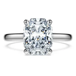 Eternity solitaire ring