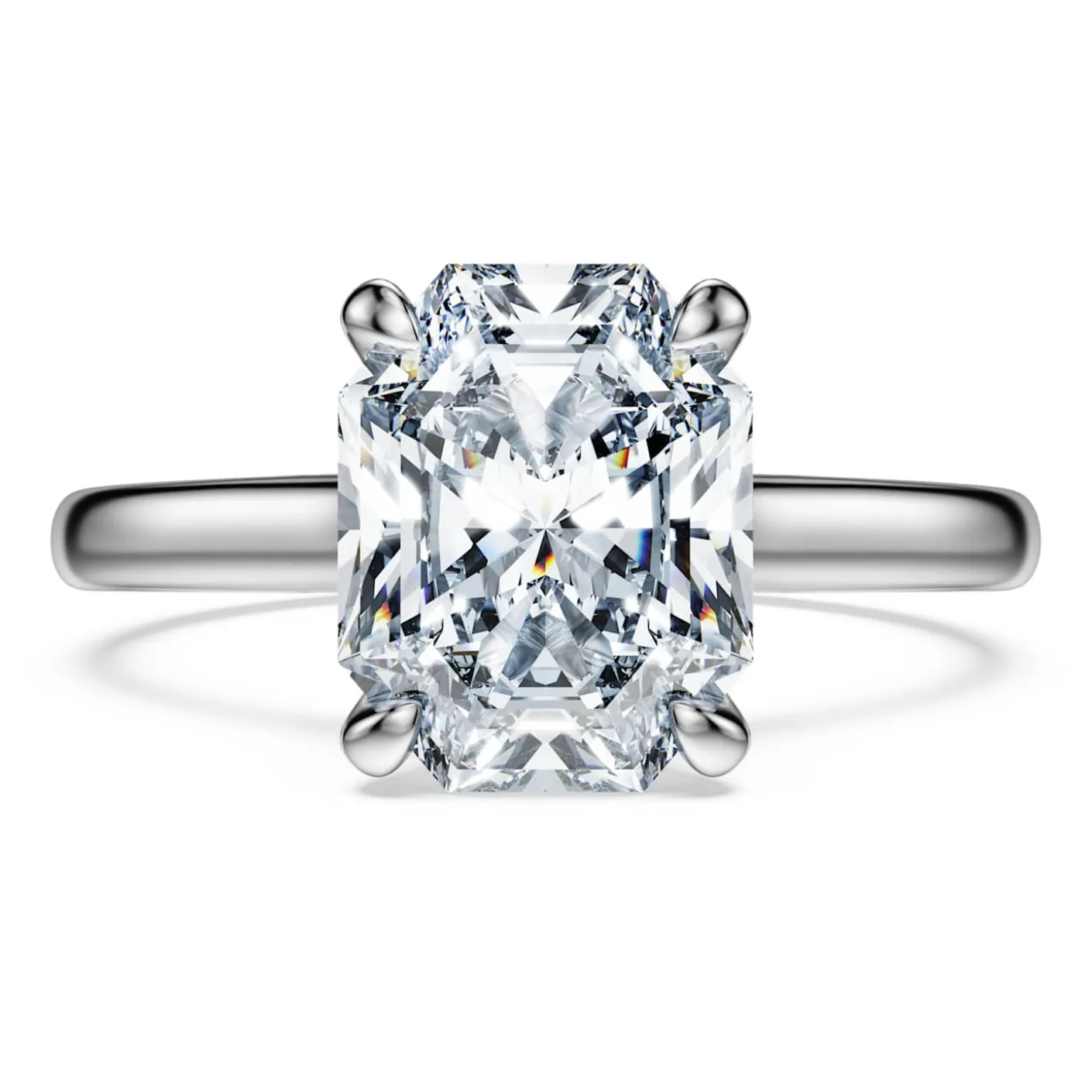 Eternity solitaire ring