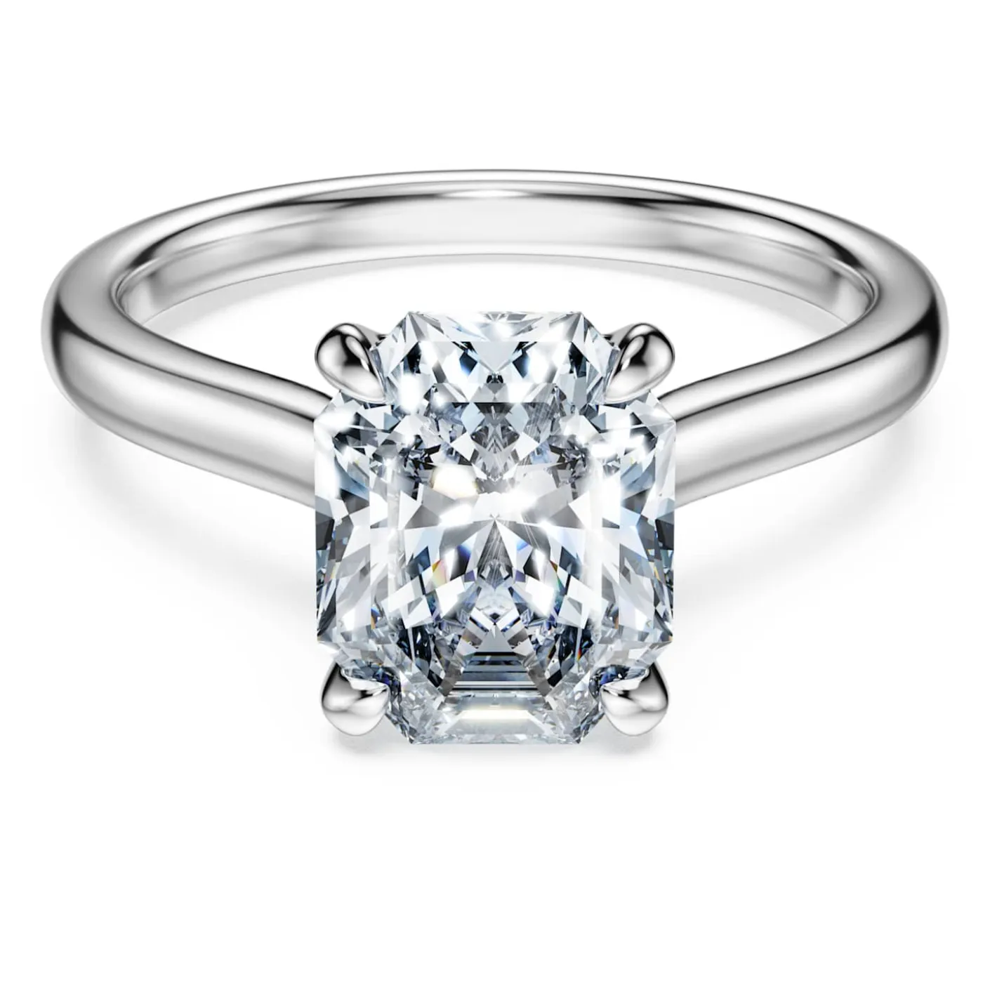 Eternity solitaire ring