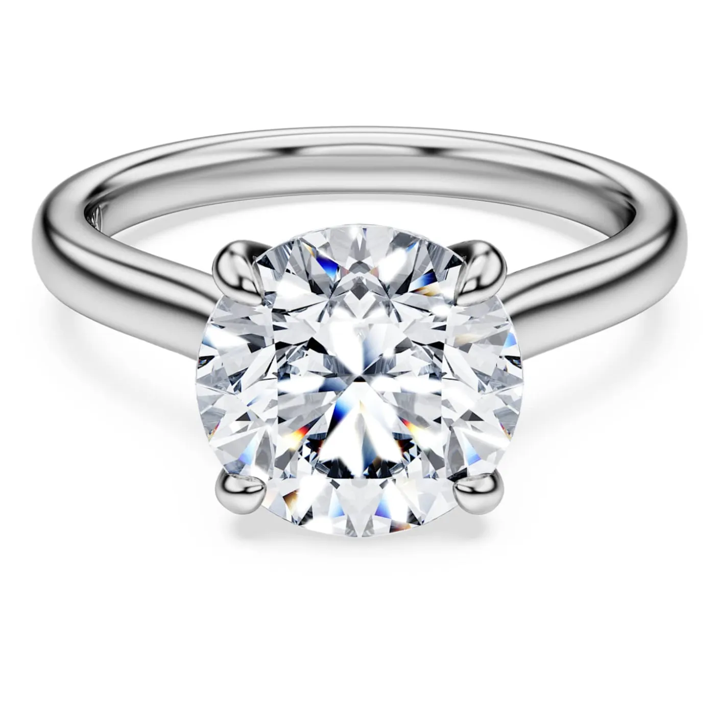 Eternity solitaire ring